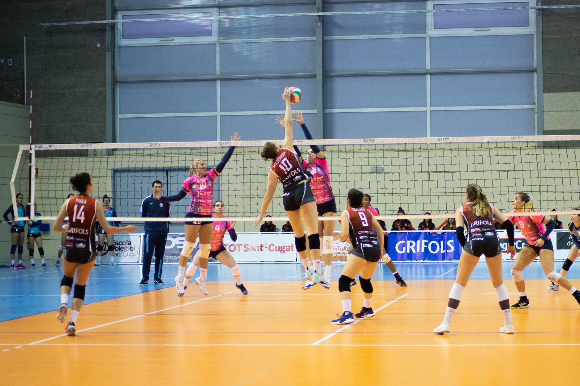 DSV Club Voleibol Sant Cugat - AD Algar Surmenor. Foto: Adrián Gómez