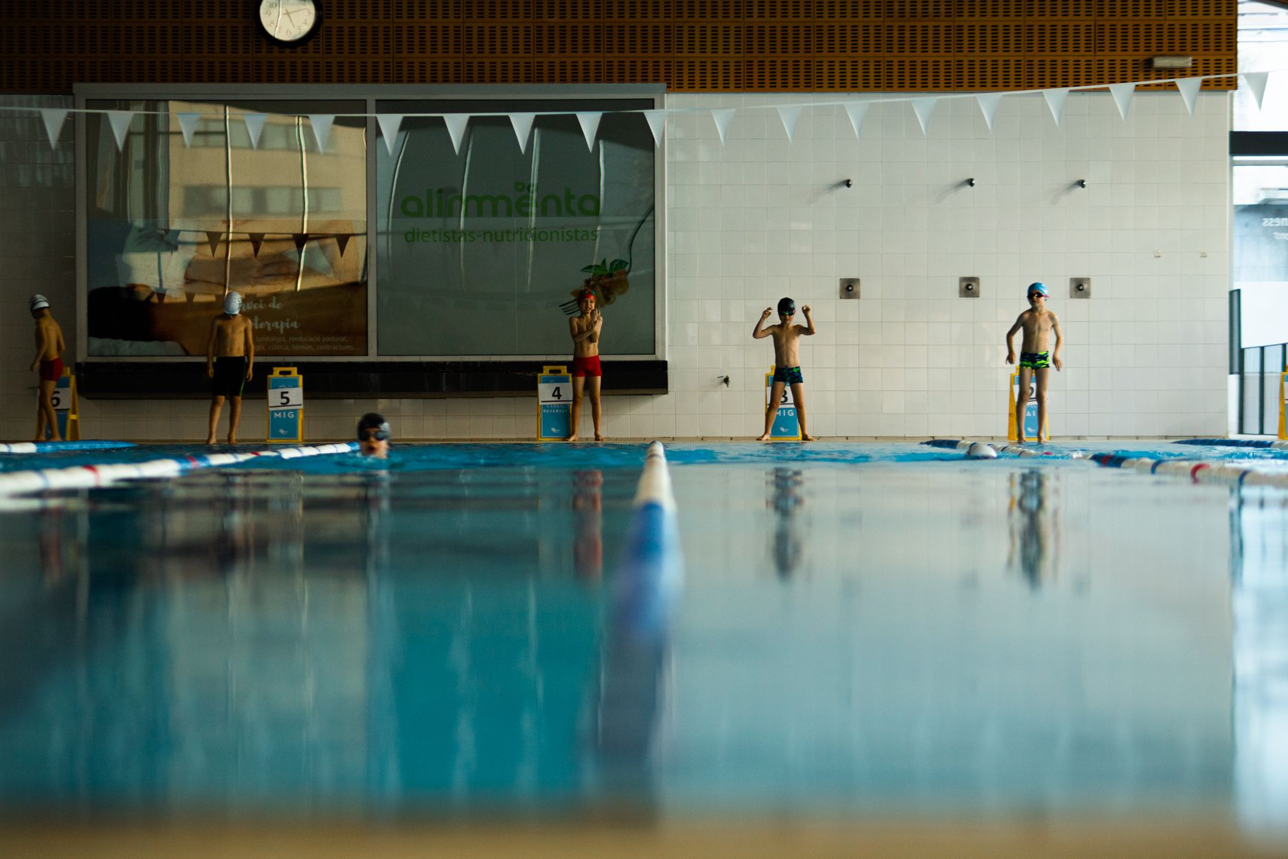 Campionat Natació Escolar. Foto: Adrián Gómez