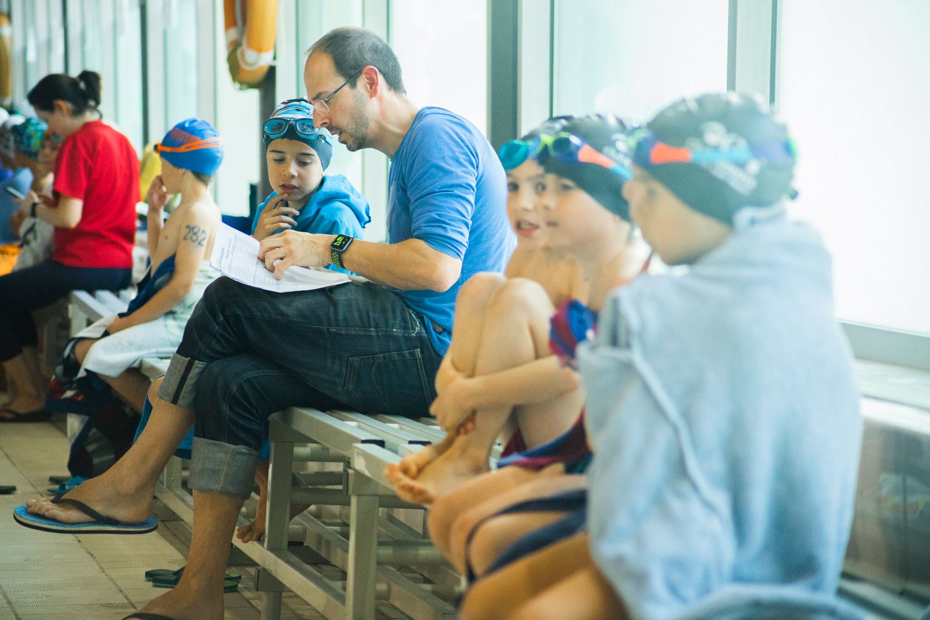 Campionat Natació Escolar. Foto: Adrián Gómez