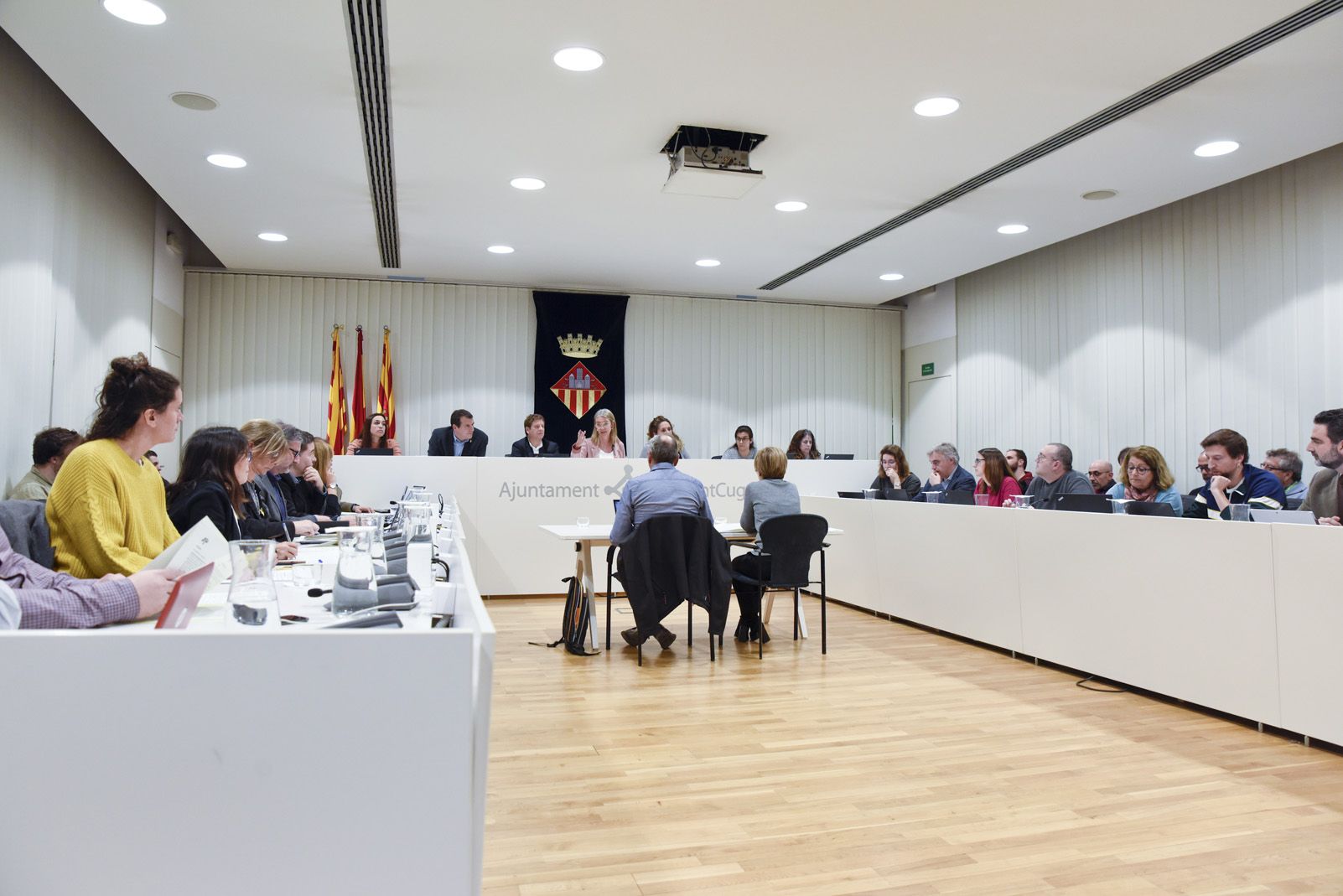 Ple municipal del mes de febrer a Sant Cugat. FOTO: Bernat Millet