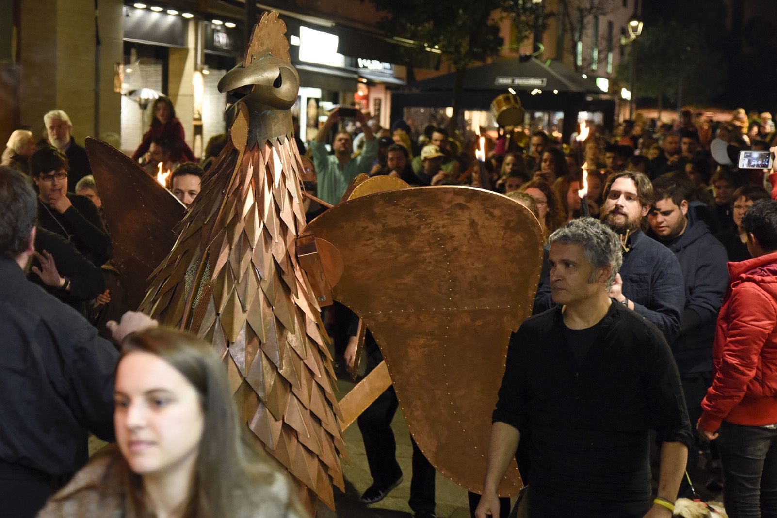 El Gall de Carnaval pren el poder de la ciutat a partir de Dijous Gras. FOTO: Bernat Millet