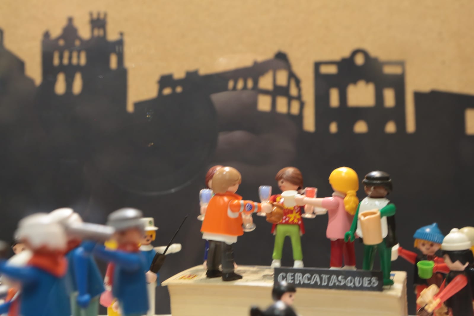 Aparador de Re Read, guanyador del Concurs d'Aparadors de Carnaval 2020. FOTO: Artur Ribera