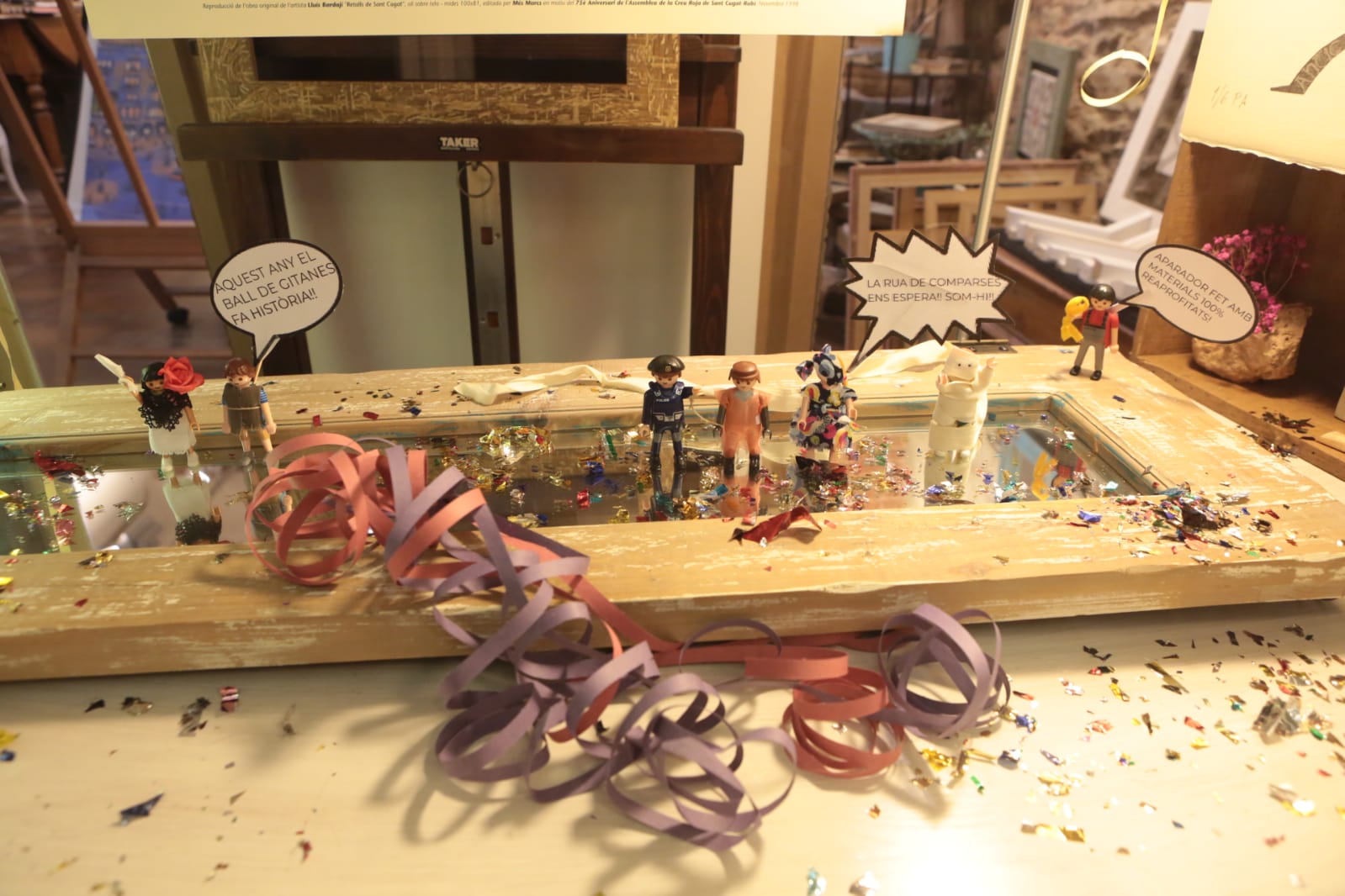 Concurs d'aparadors de Carnaval: Més Marcs. FOTO: Artur Ribera