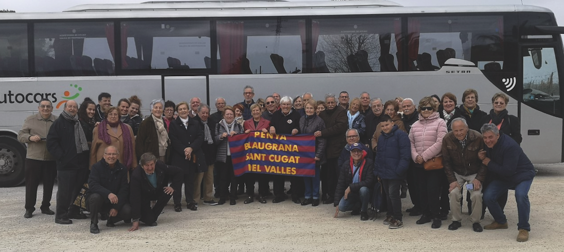 Calçotada dels socis de la Penya Blaugrana. FOTO: Cedida