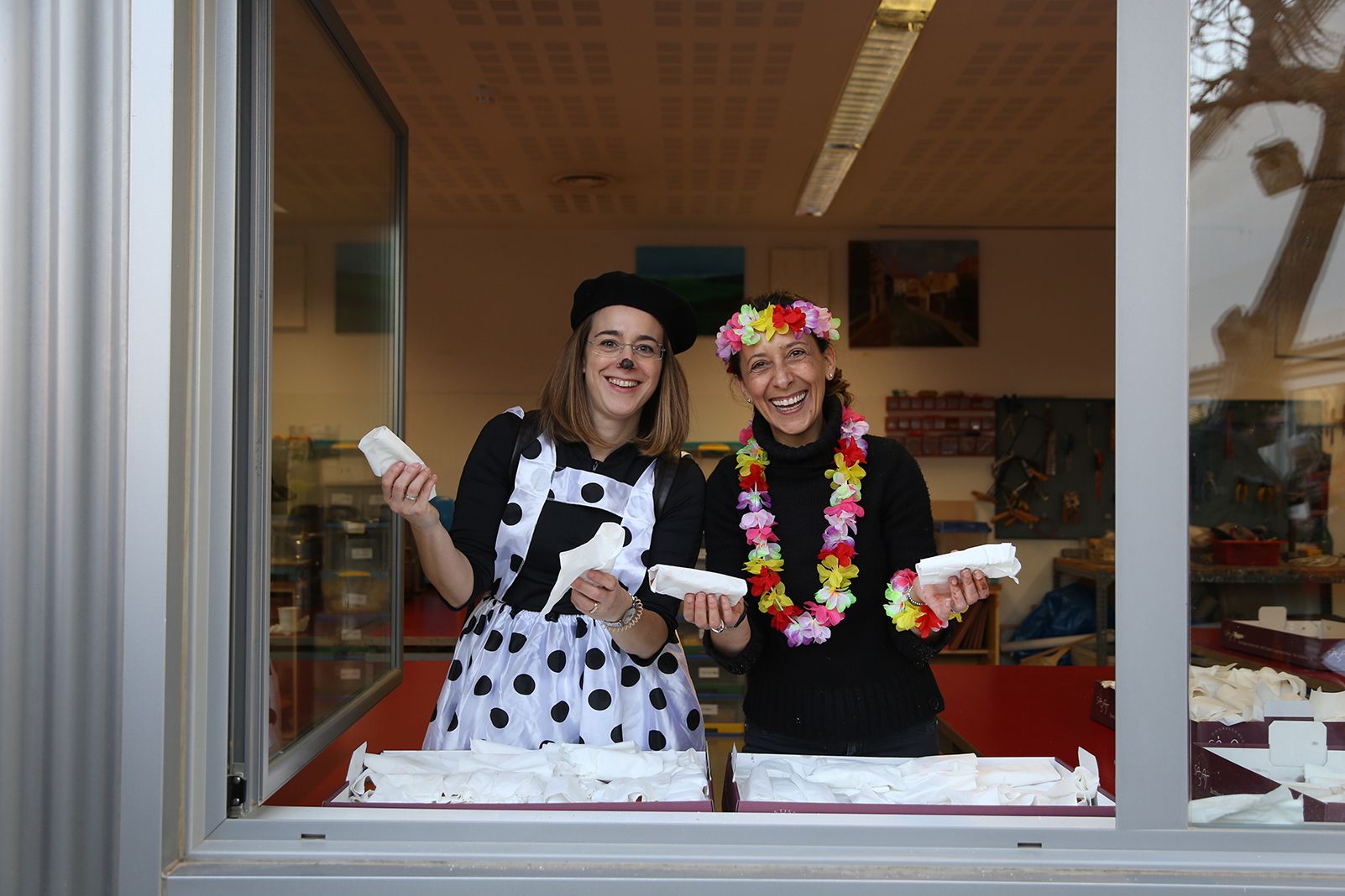 Xocolatada per al Carnestoltes infantil de Mira-sol. FOTO: Anna Bassa