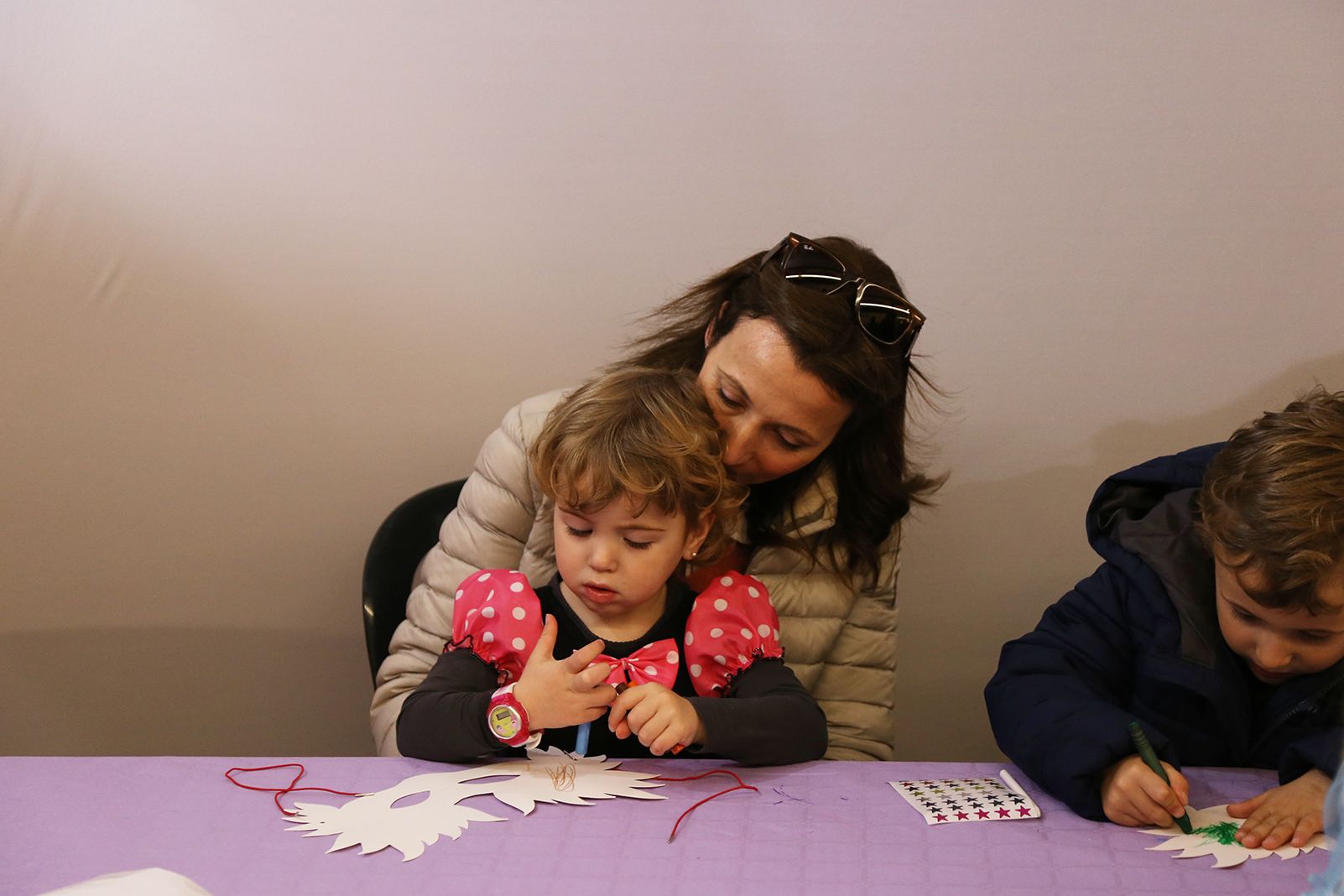 Tallers infantils a Volpelleres. FOTO: Anna Bassa