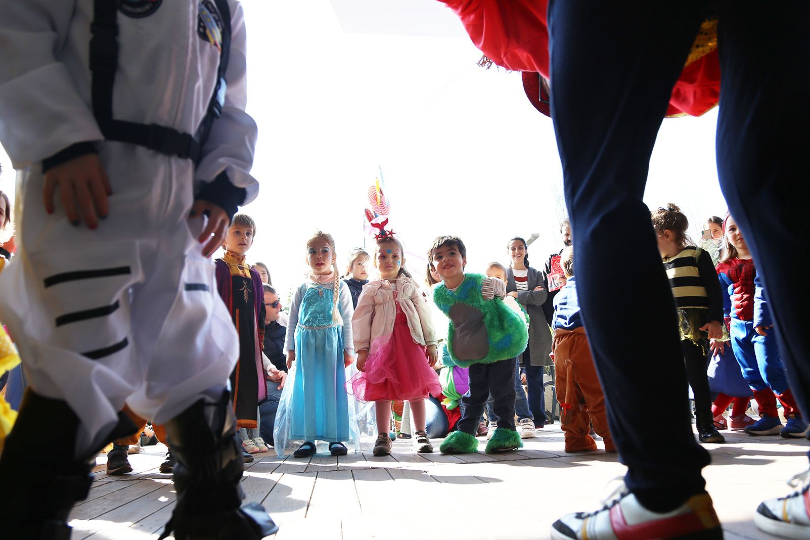 Ball de disfresses infantil a Mira-sol. FOTO: Anna Bassa