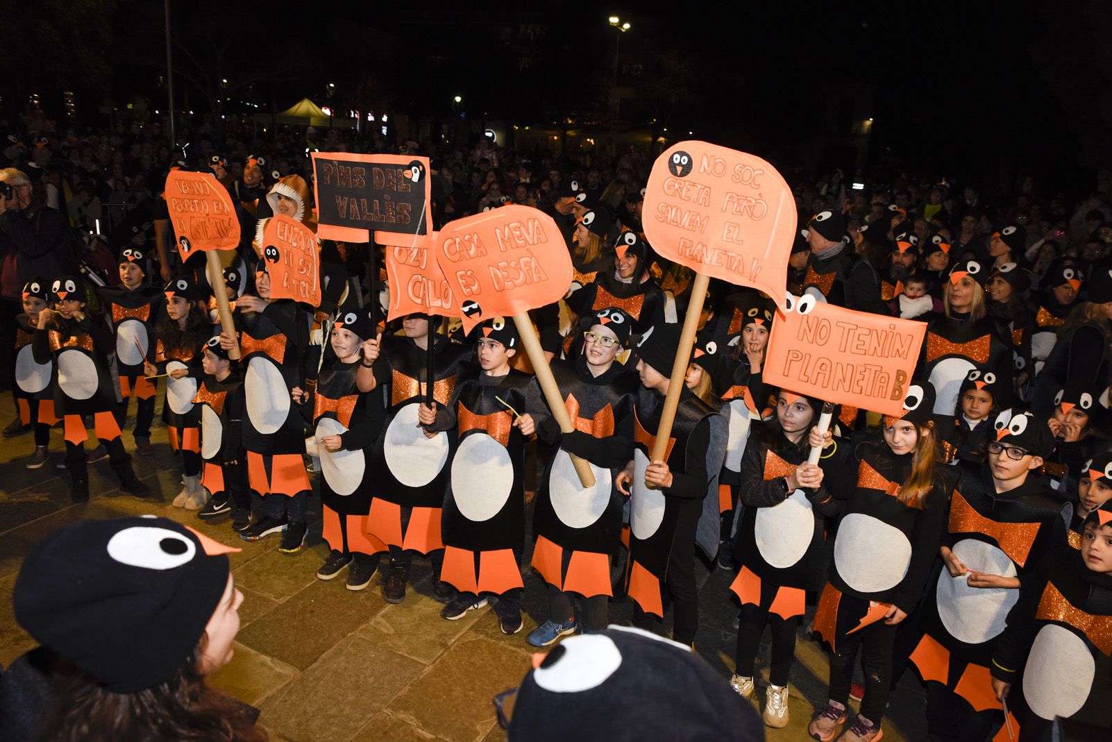 Rua de comparses infantil i adults de Carnaval. Foto: Bernat Millet.