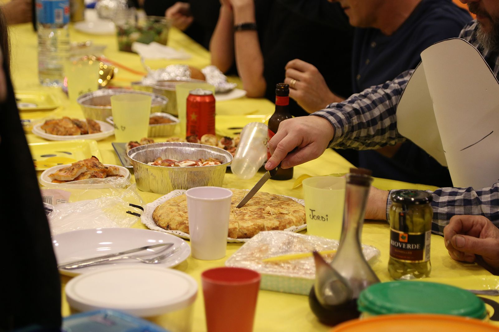 Sopar de carmanyola a Les Planes. FOTO: Anna Bassa