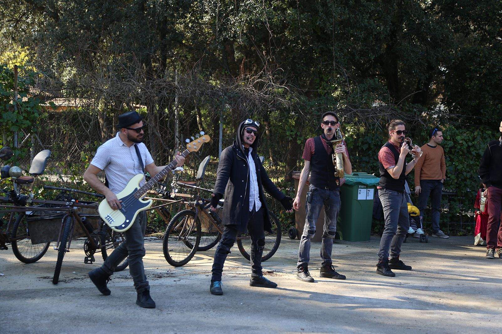 Conecert en moviment de Music on cycles a Vlldoreix. FOTO: Anna Bassa