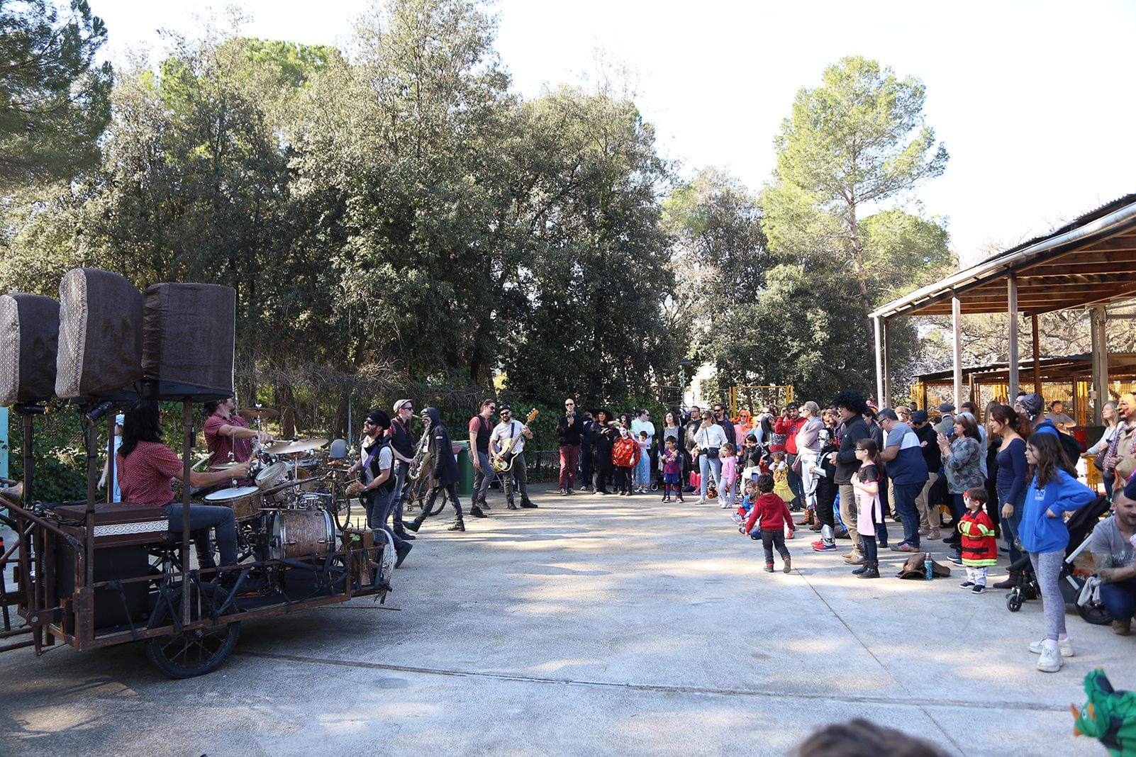 Conecert en moviment de Music on cycles a Vlldoreix. FOTO: Anna Bassa