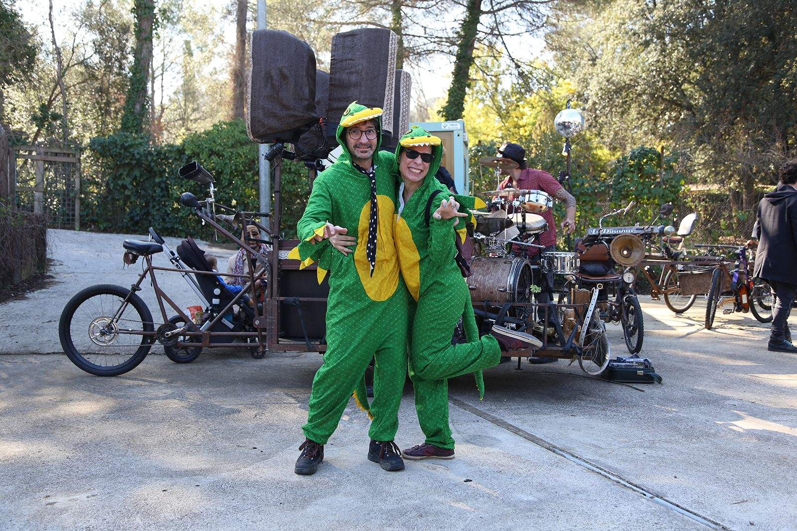 Disfresses en famiília a Valldoreix. FOTO: Anna Bassa