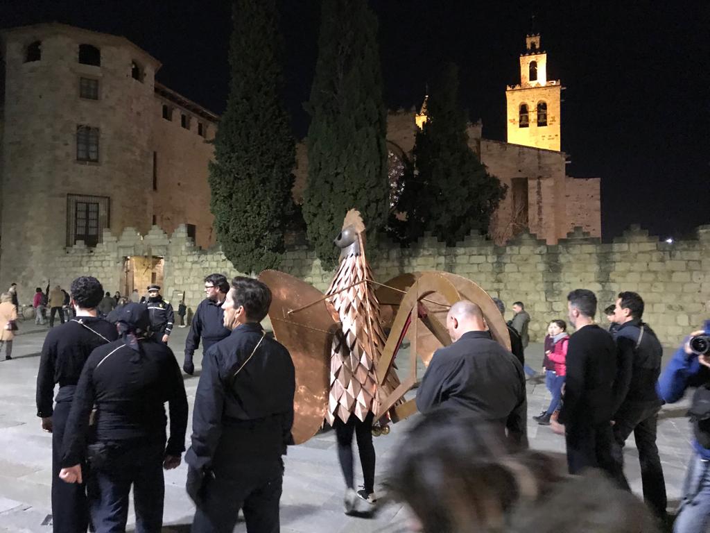 El Gall de Carnaval ha retornat el poder de Sant Cugat. FOTO: C.Caballé