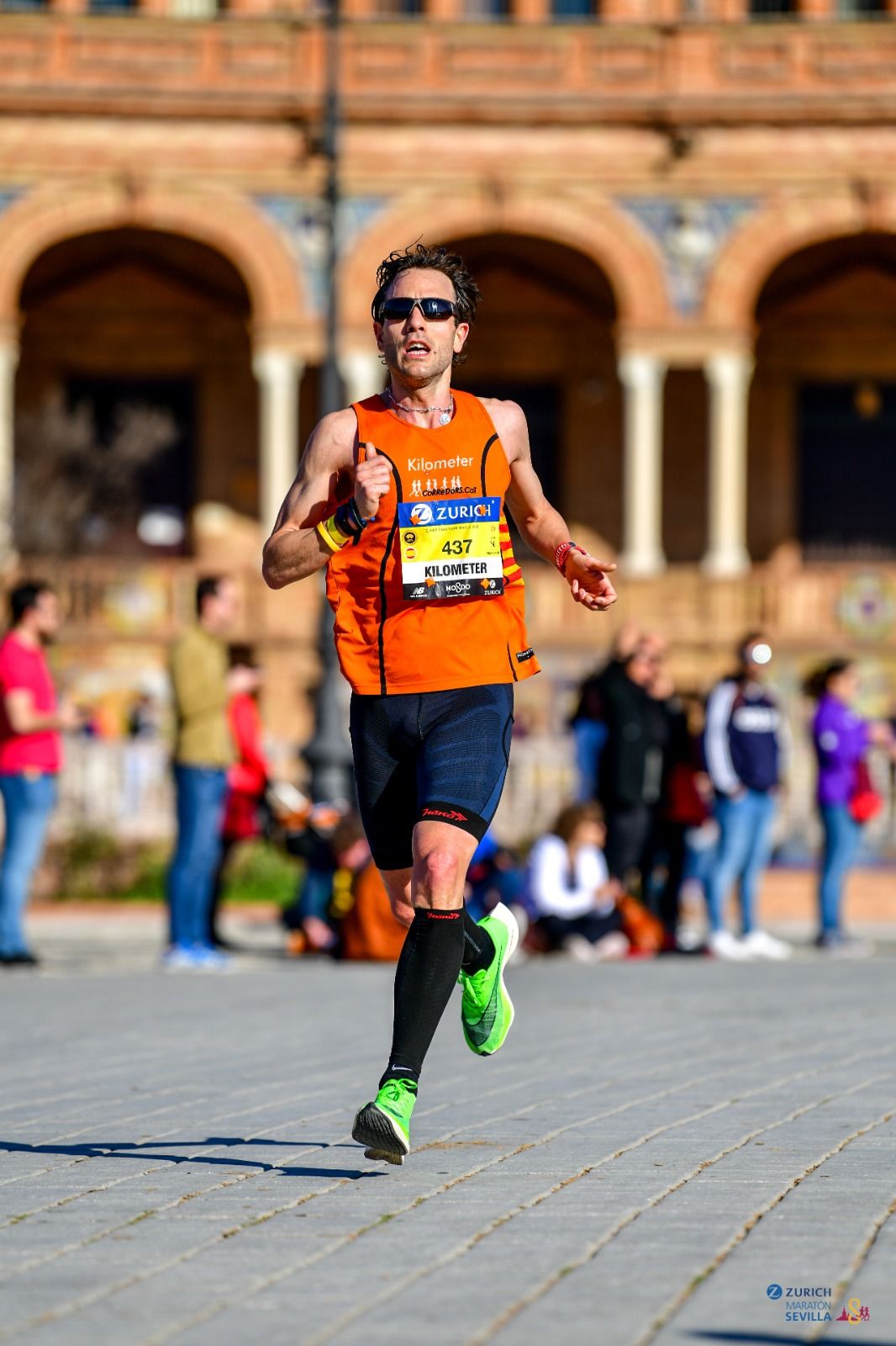 José Luis Cabrera supera la seva marca personal (2:35:17) a la Marató de Sevilla i la rebaixa en més d'un minut (2:34:13). FOTO: Cedida