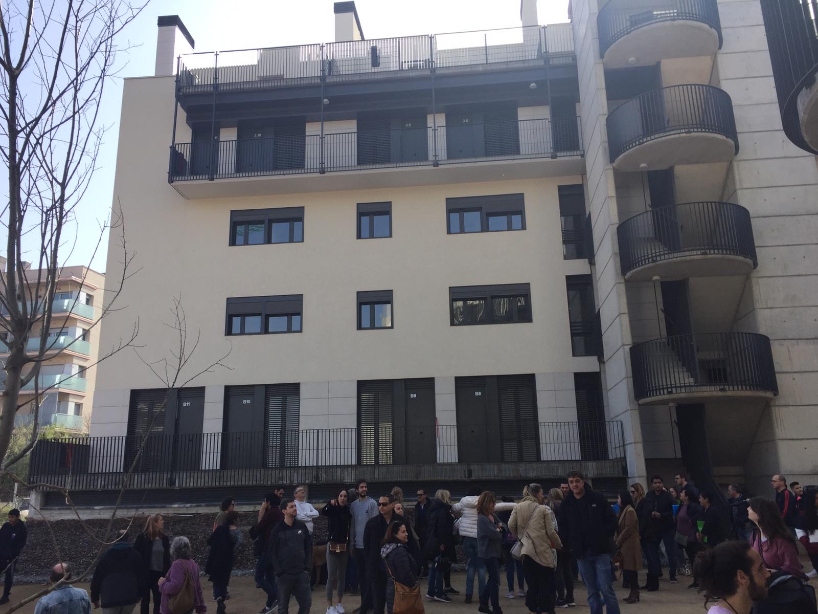 Edifici on hi ha els 58 habitatges de lloguer protegit. FOTO: Ferran Mitjà