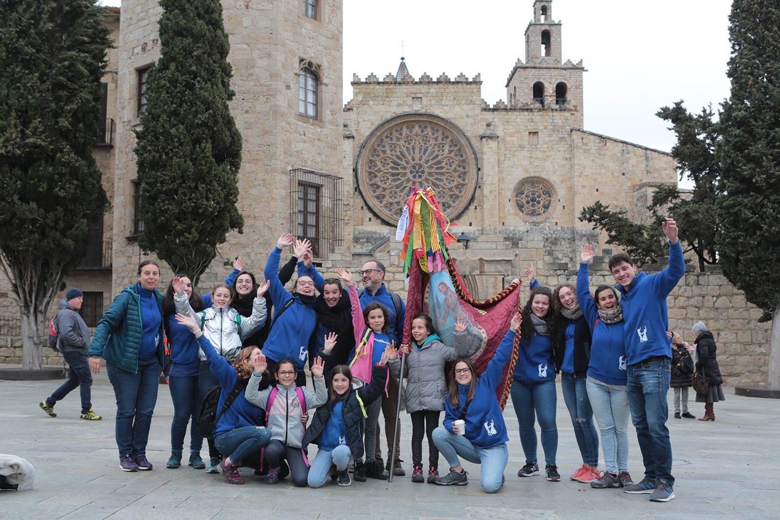 Els banderers de Sant Medir, el Grup Mediterrània. FOTO: Artur Ribera