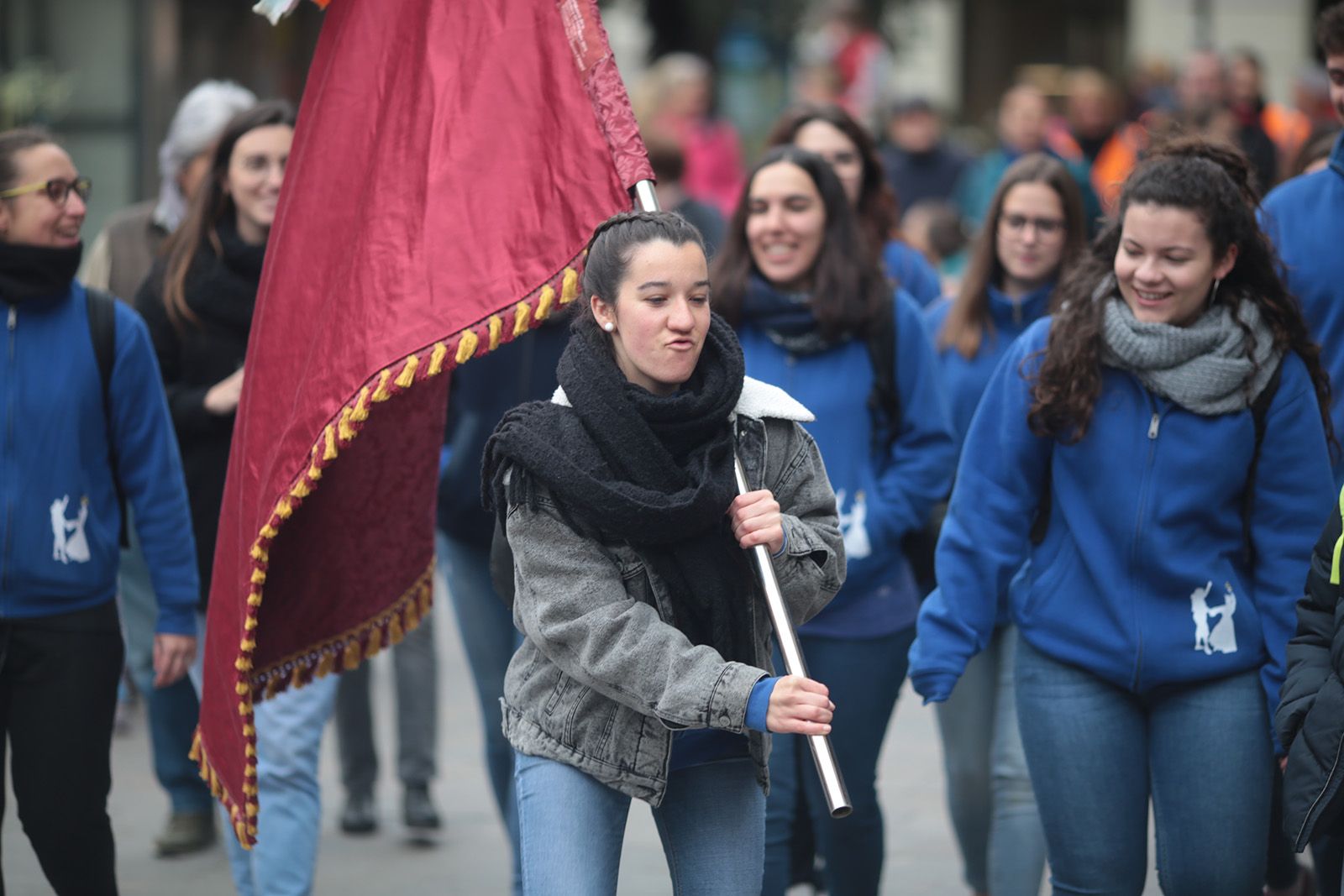 Els banderers de Sant Medir, el Grup Mediterrània. FOTO: Artur Ribera
