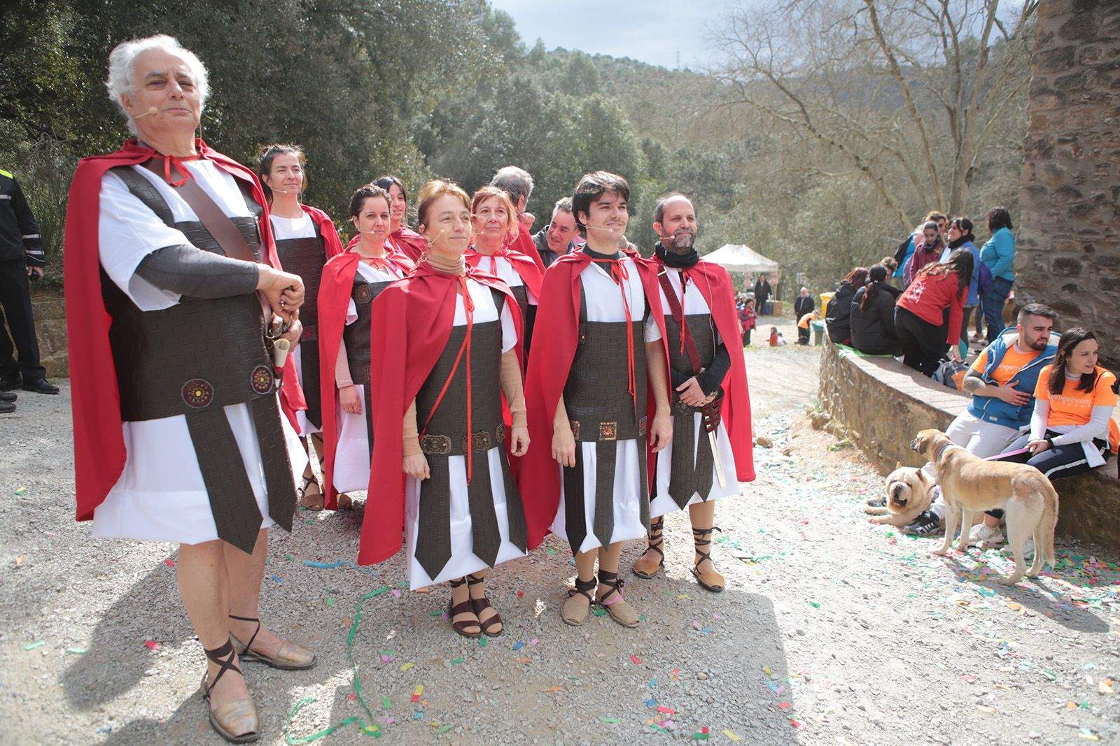 Representació teatral de la llegenda de Sant Medir. FOTO: Artur Ribera