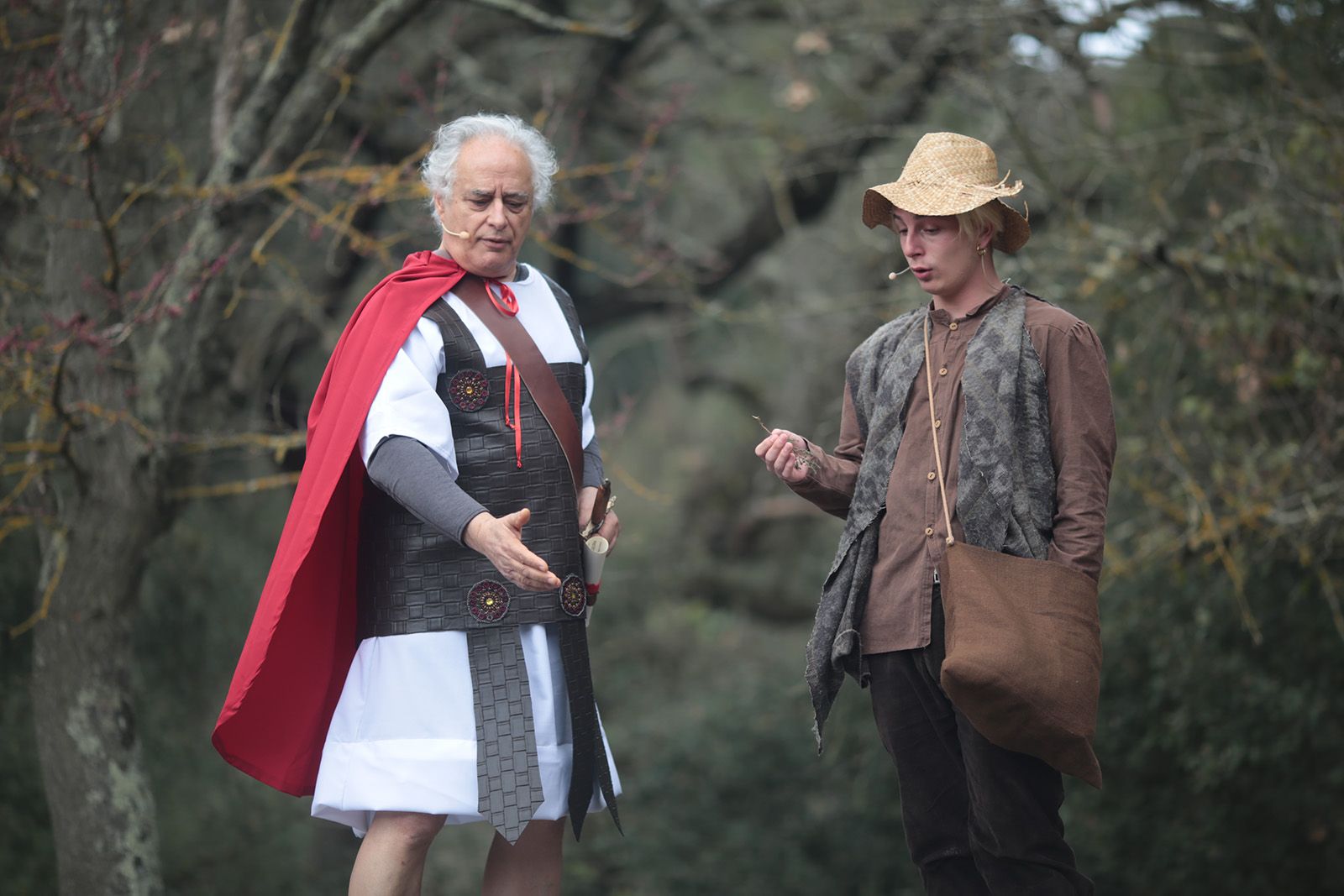 Representació teatral de la llegenda de Sant Medir. FOTO: Artur Ribera