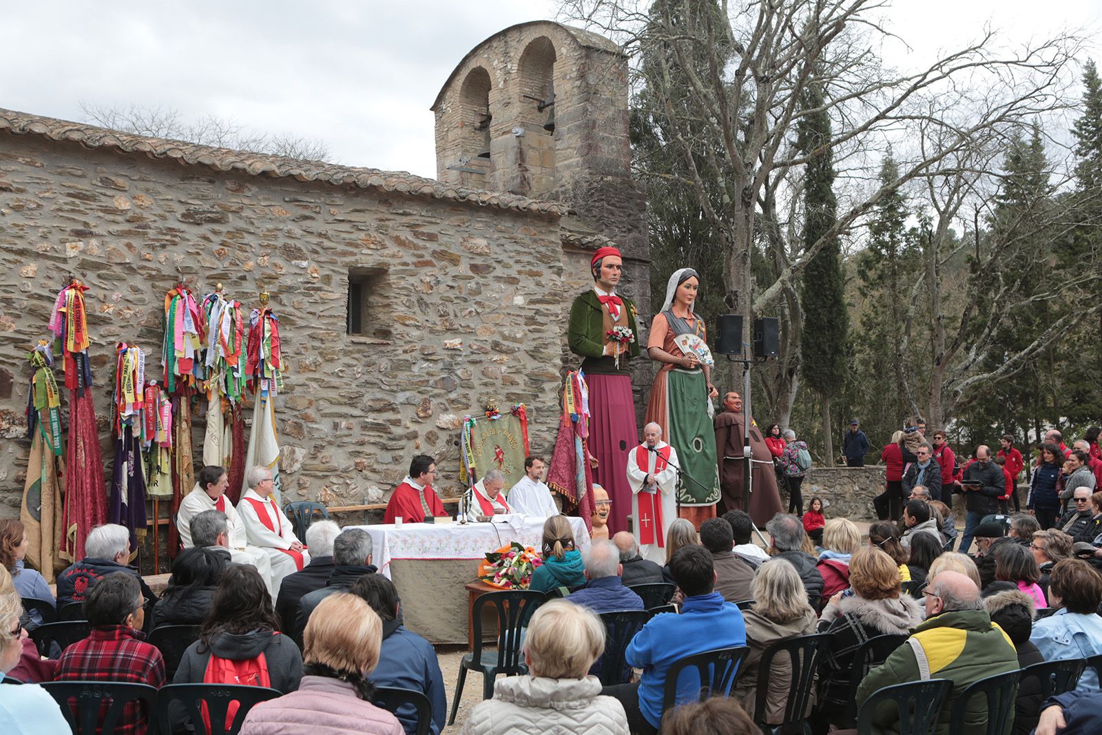 Missa en honor a Sant Medir 2020. FOTO: Artur Ribera