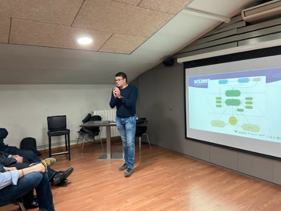 Presentació programa Scores. FOTO: Ferran Mitjà