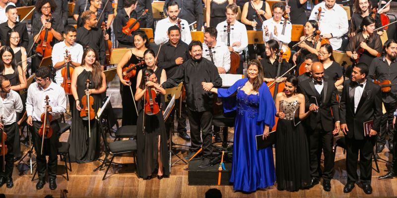 Simfonia núm.9 de Beethoven al XV FEMUSC de Brasil sota la direcció de Gregory Carreño. FOTO: Cedida