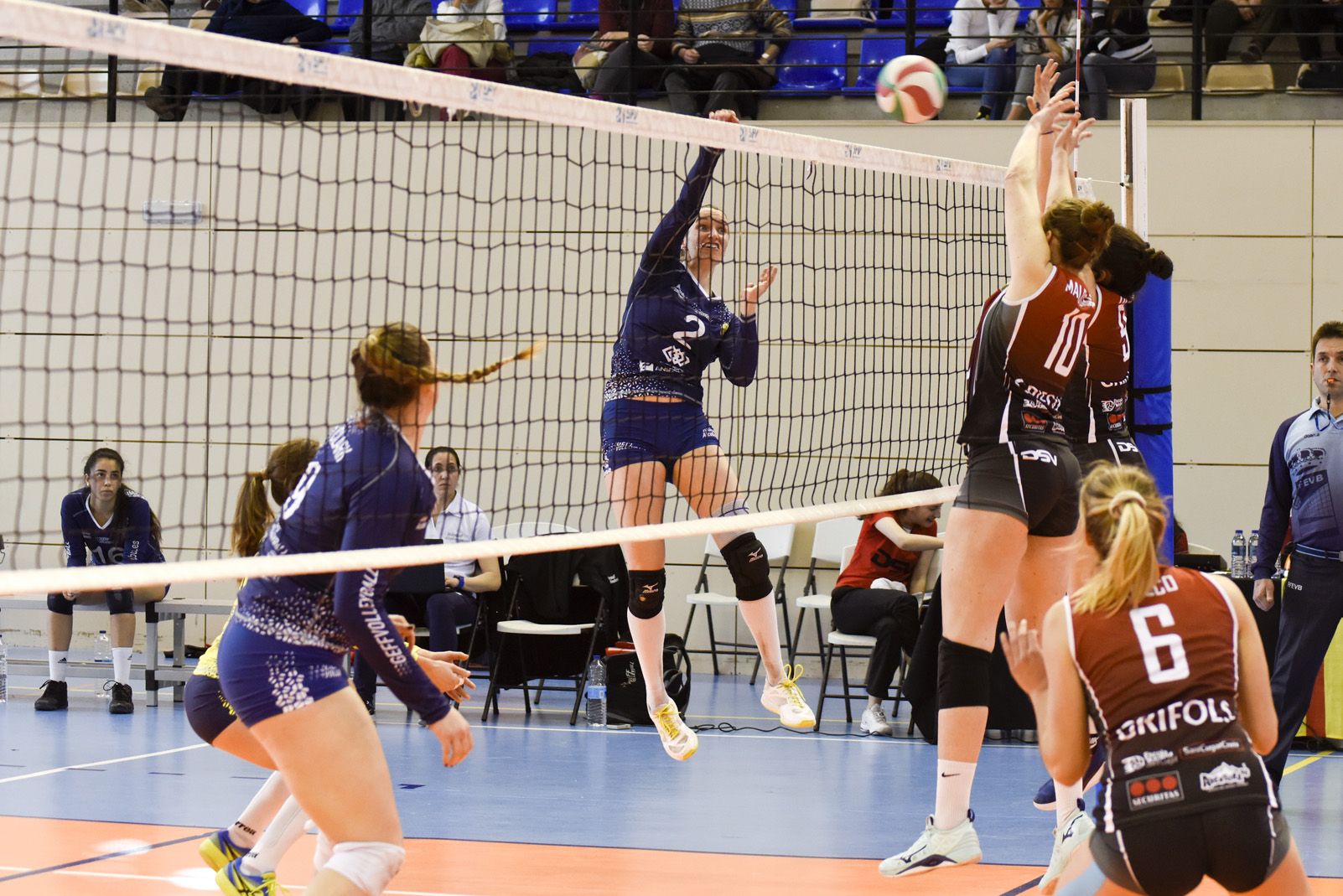 El Club Voleibol Sant Cugat rebrà al Feel Volley Alcobendas. Foto: Bernat Millet.