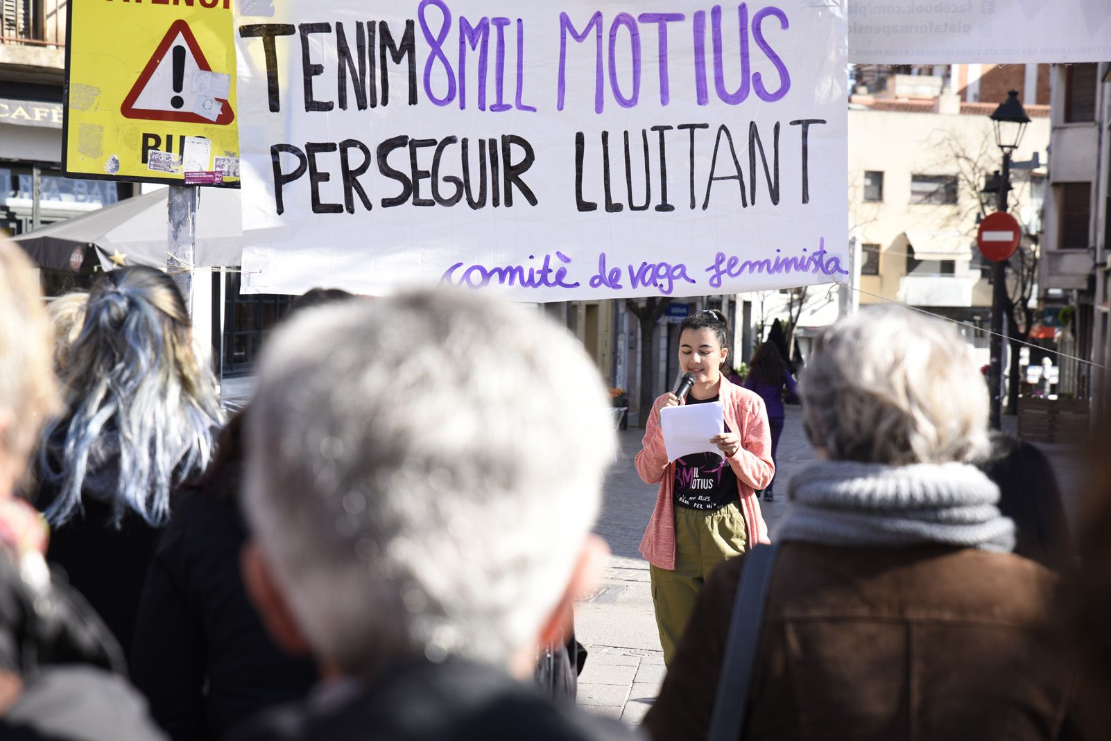 Manifestació "Ens aturem per canviar ho tot Cap pas enrere" Foto: Bernat Millet.