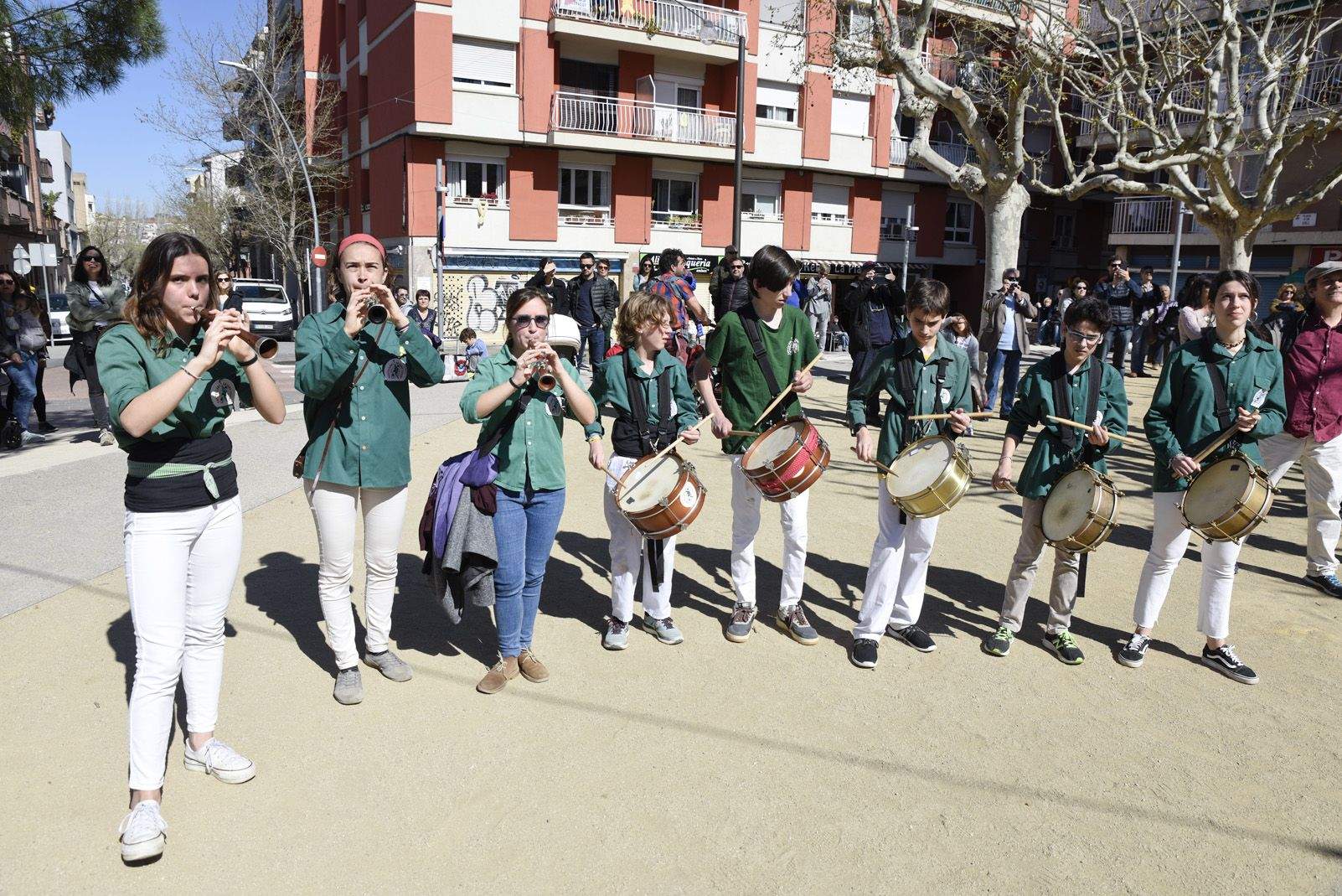 Diada castellera de Santr Medir. Foto: Bernat Millet.