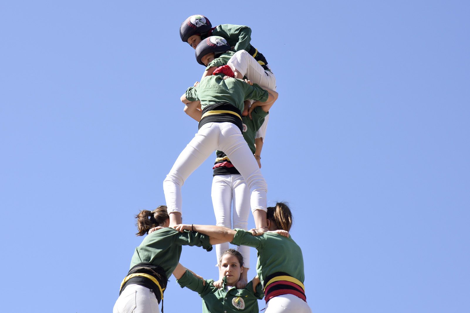 Diada castellera de Santr Medir. Foto: Bernat Millet.