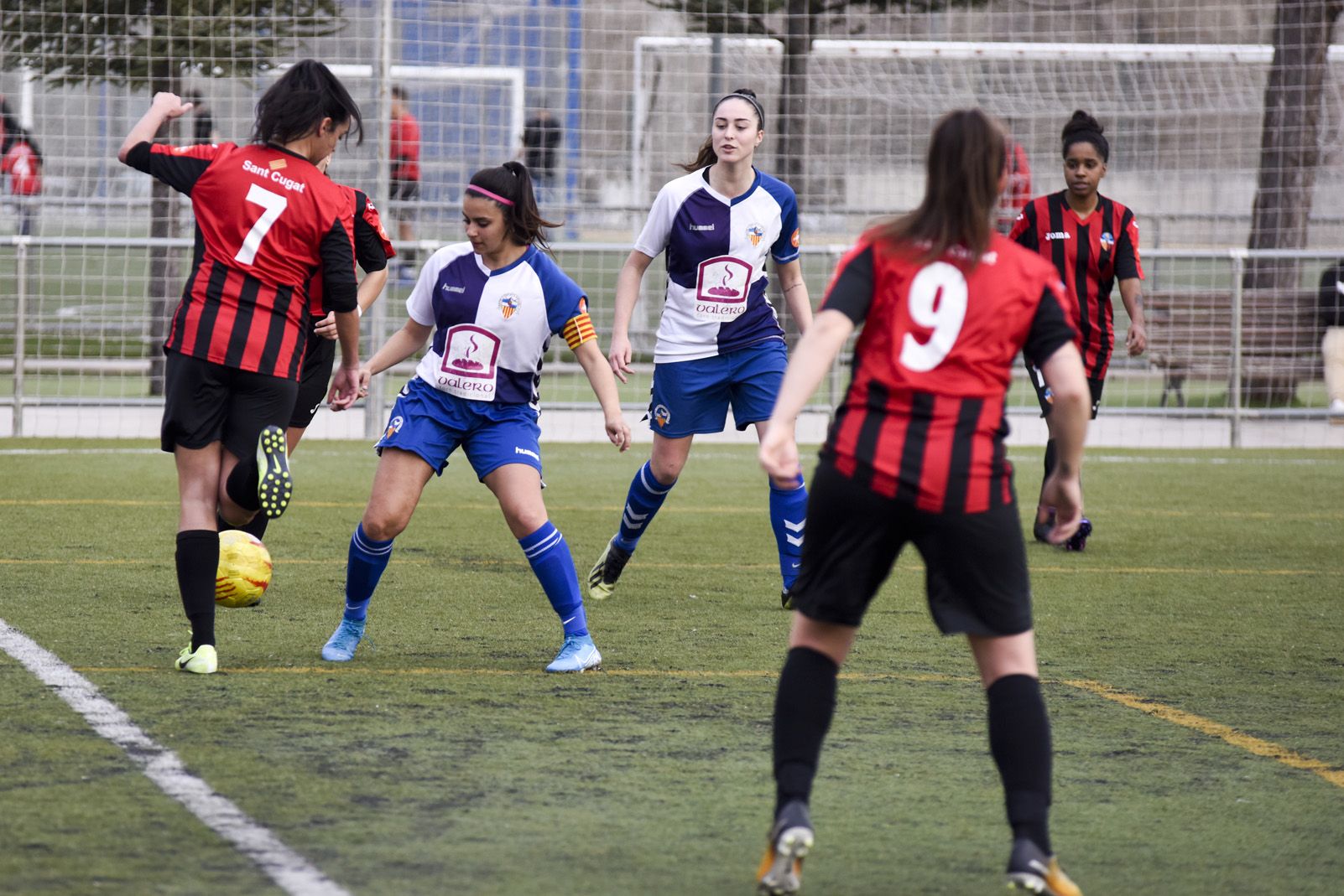 Sant Cugat Futbol Club contra  CE Sabadell FC. Foto: Bernat Millet.