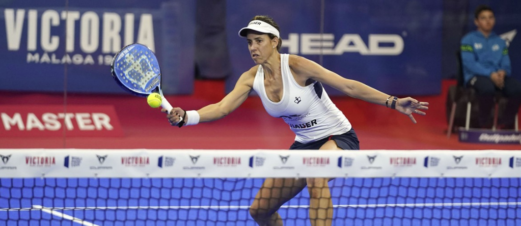 Marta Marrero, durant la final del Cervezas Victoria Marbella Master 2020. FOTO: World Padel Tour