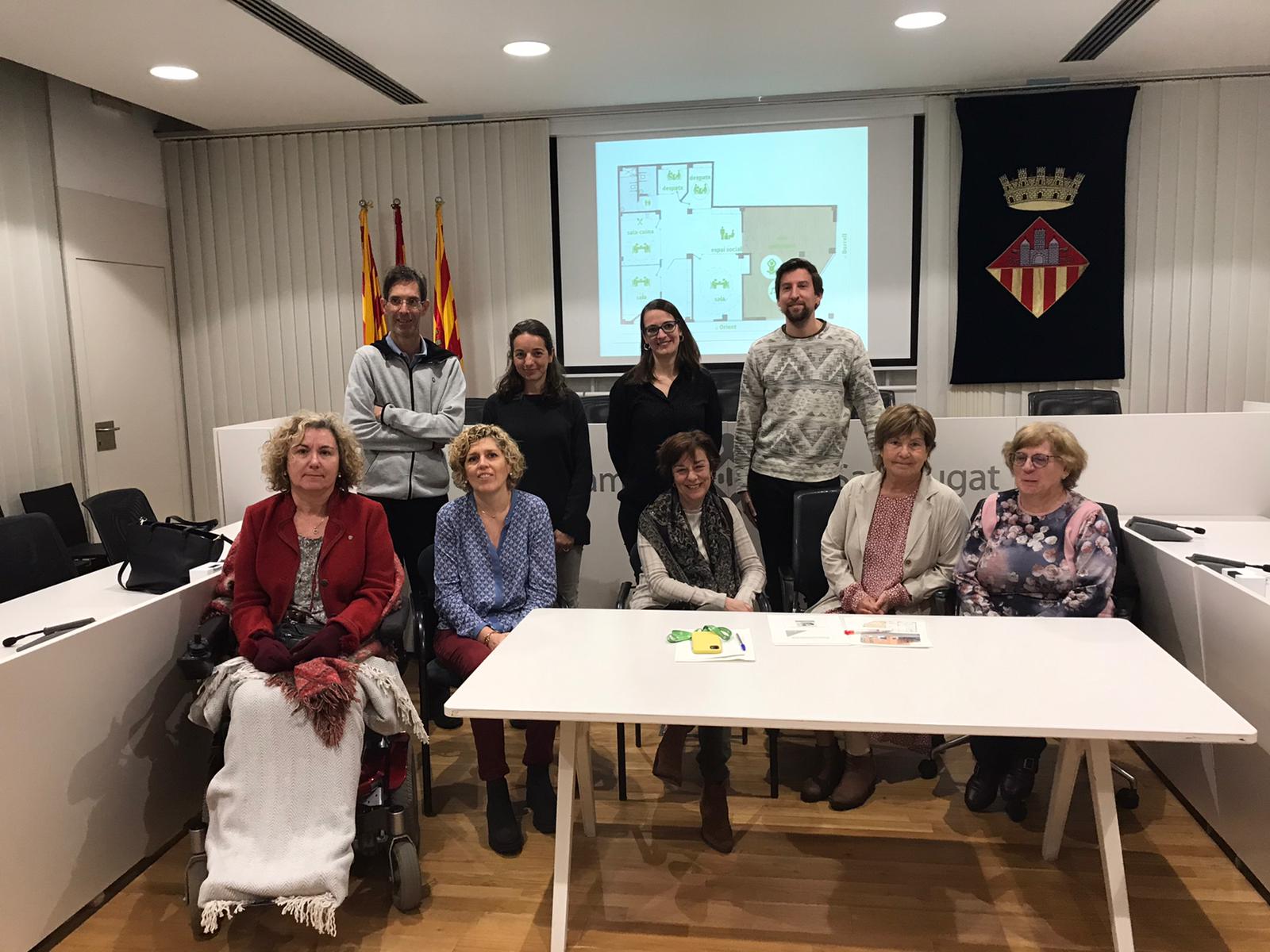 Presentació de l'espai per a la Taula de Malalties Neurològiques i Càncer de Sant Cugat. FOTO: Ferran Mitjà