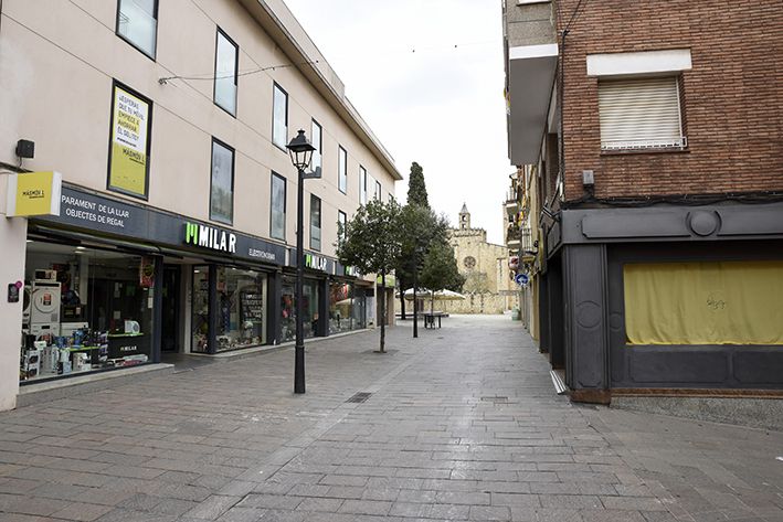 La situació del coronavirus a Sant Cugat. Foto: Bernat Millet.