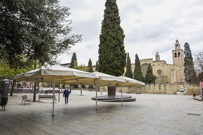 La situació del coronavirus a Sant Cugat. Foto: Bernat Millet.