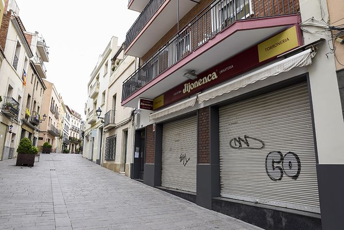 La situació del coronavirus a Sant Cugat. Foto: Bernat Millet.