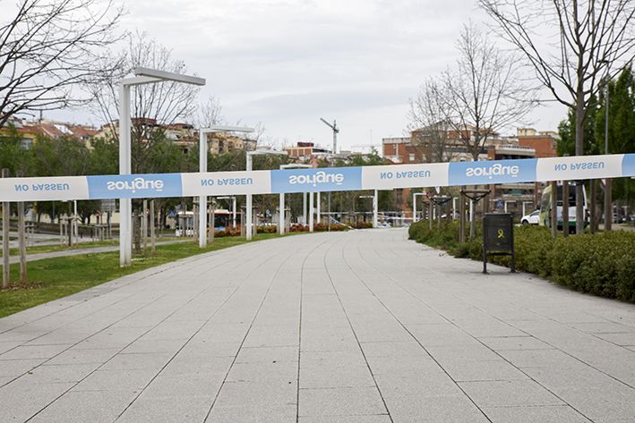 La situació del coronavirus a Sant Cugat. Foto: Bernat Millet.