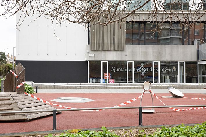 El confinament de 2020 a Sant Cugat. Foto: Bernat Millet