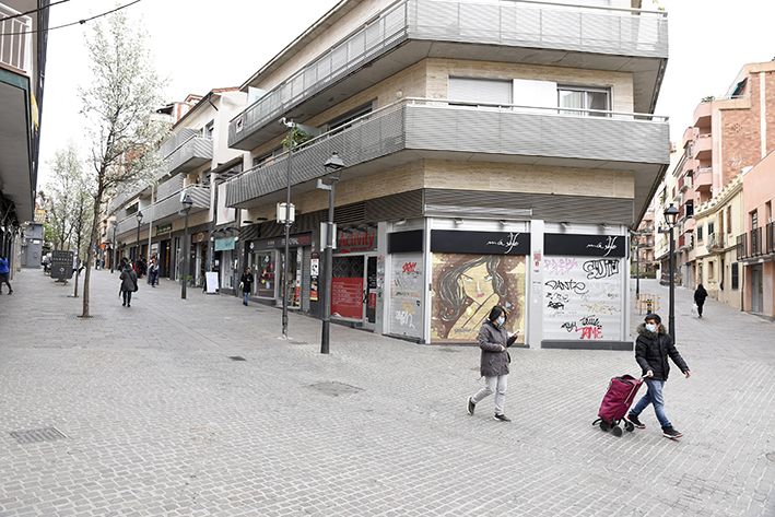 La situació del coronavirus a Sant Cugat. Foto: Bernat Millet.