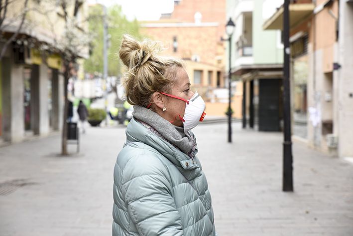 La situació del coronavirus a Sant Cugat. Foto: Bernat Millet.