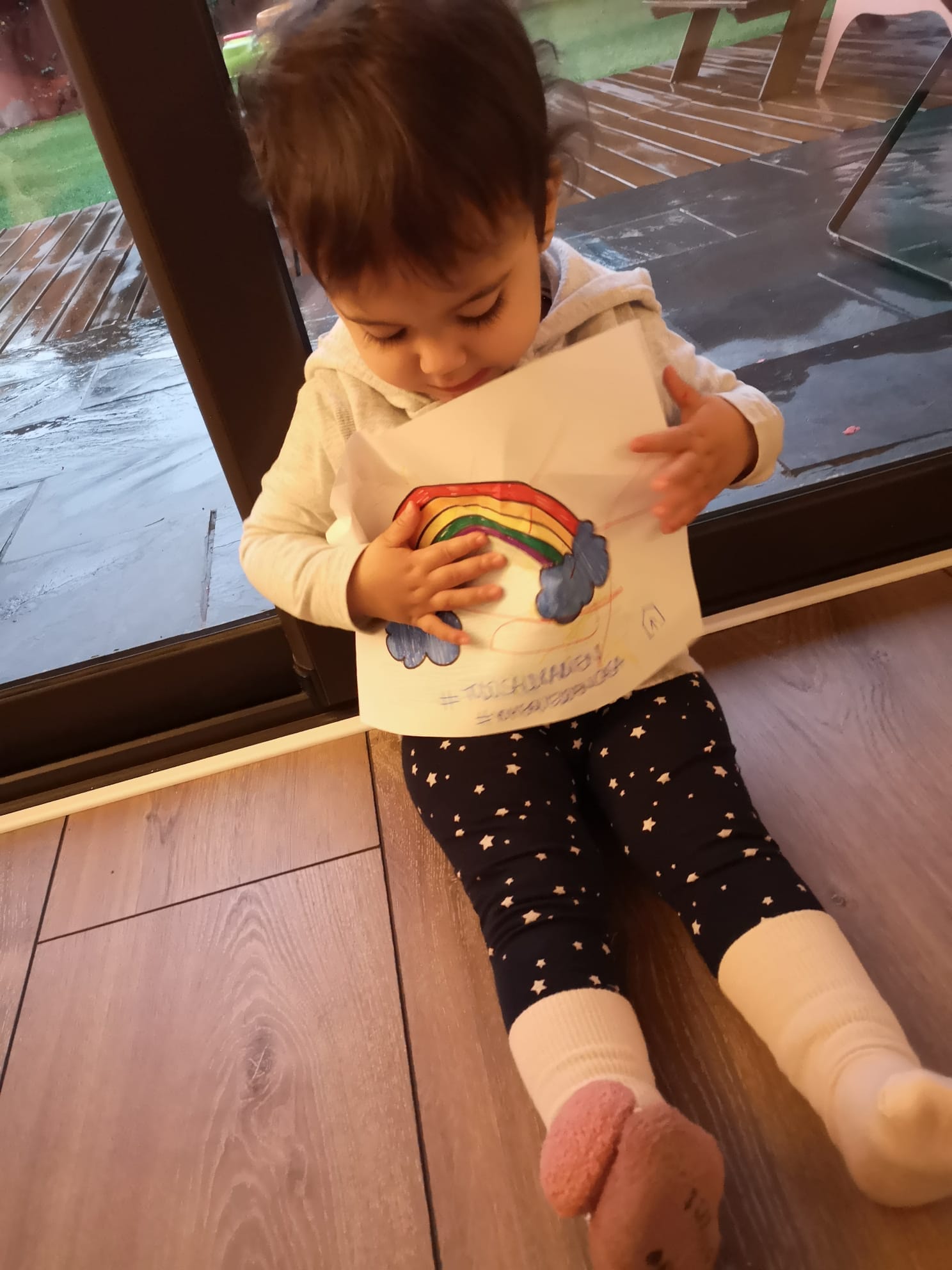 Pintant arcs de Sant Martí.