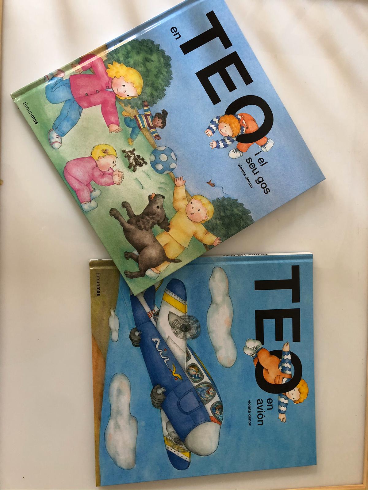 Our neighbours who we have never met heard the girls playing and brought us these books