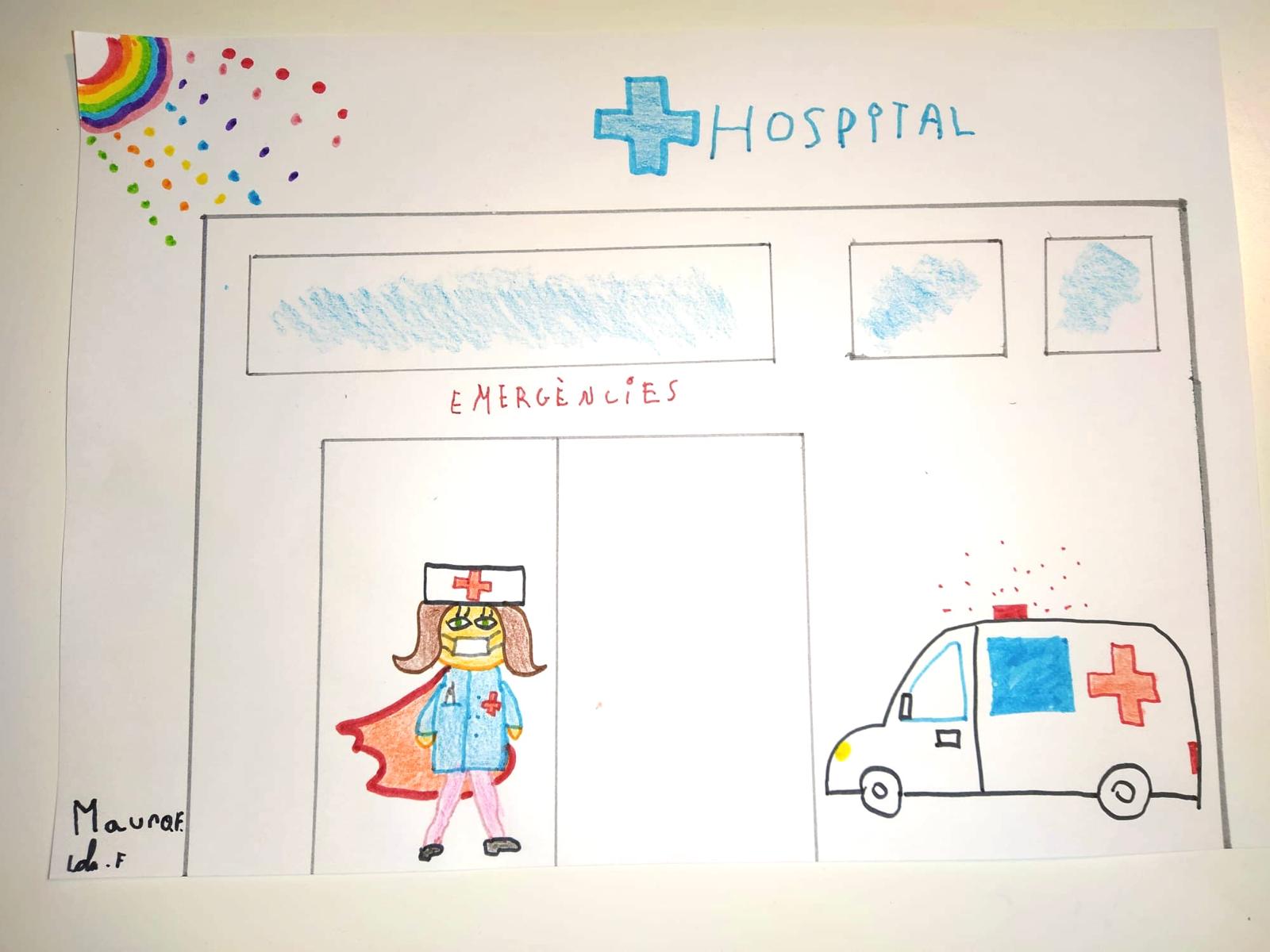 Dibuic fet per Lola i Mauro, de 7 i 9 anys.