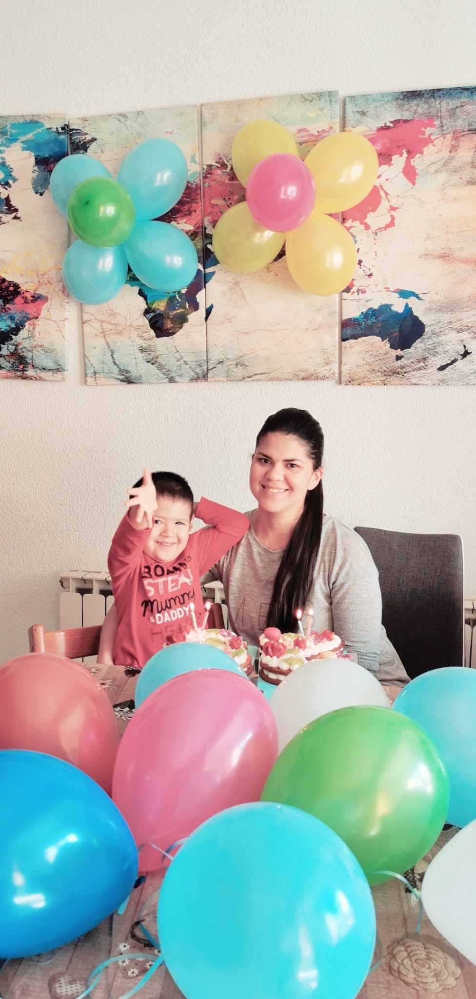 Celebrant l'aniversari.