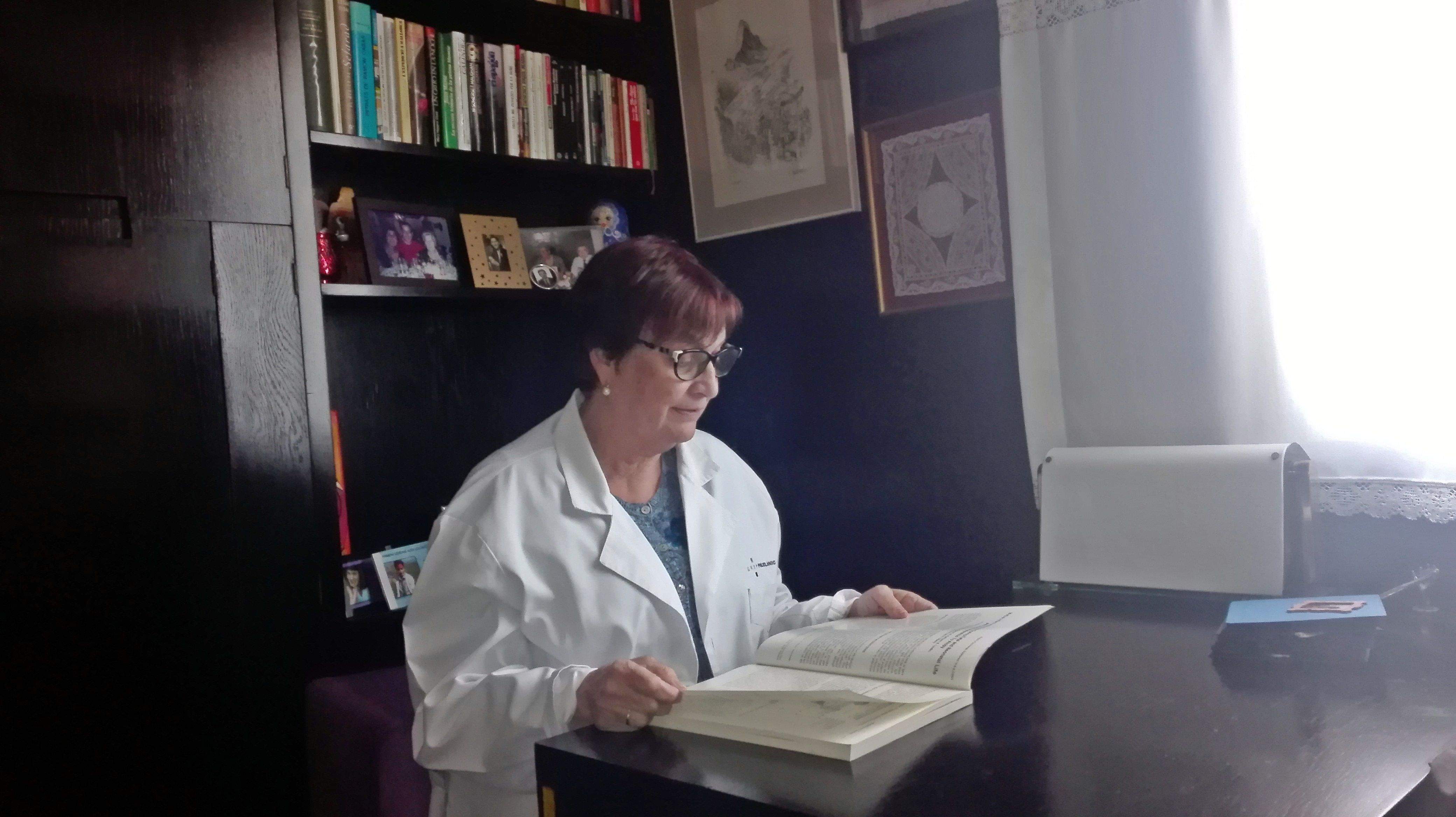 La Dra. Bosque al seu despatx. FOTO: Cedida