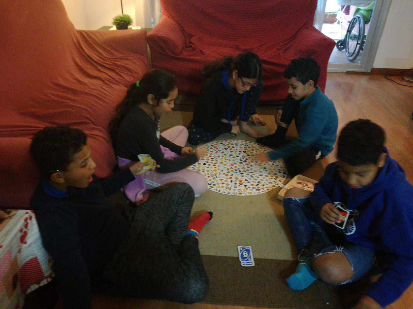 Els nens i nenes sahrauis del.pis de la Esperança.