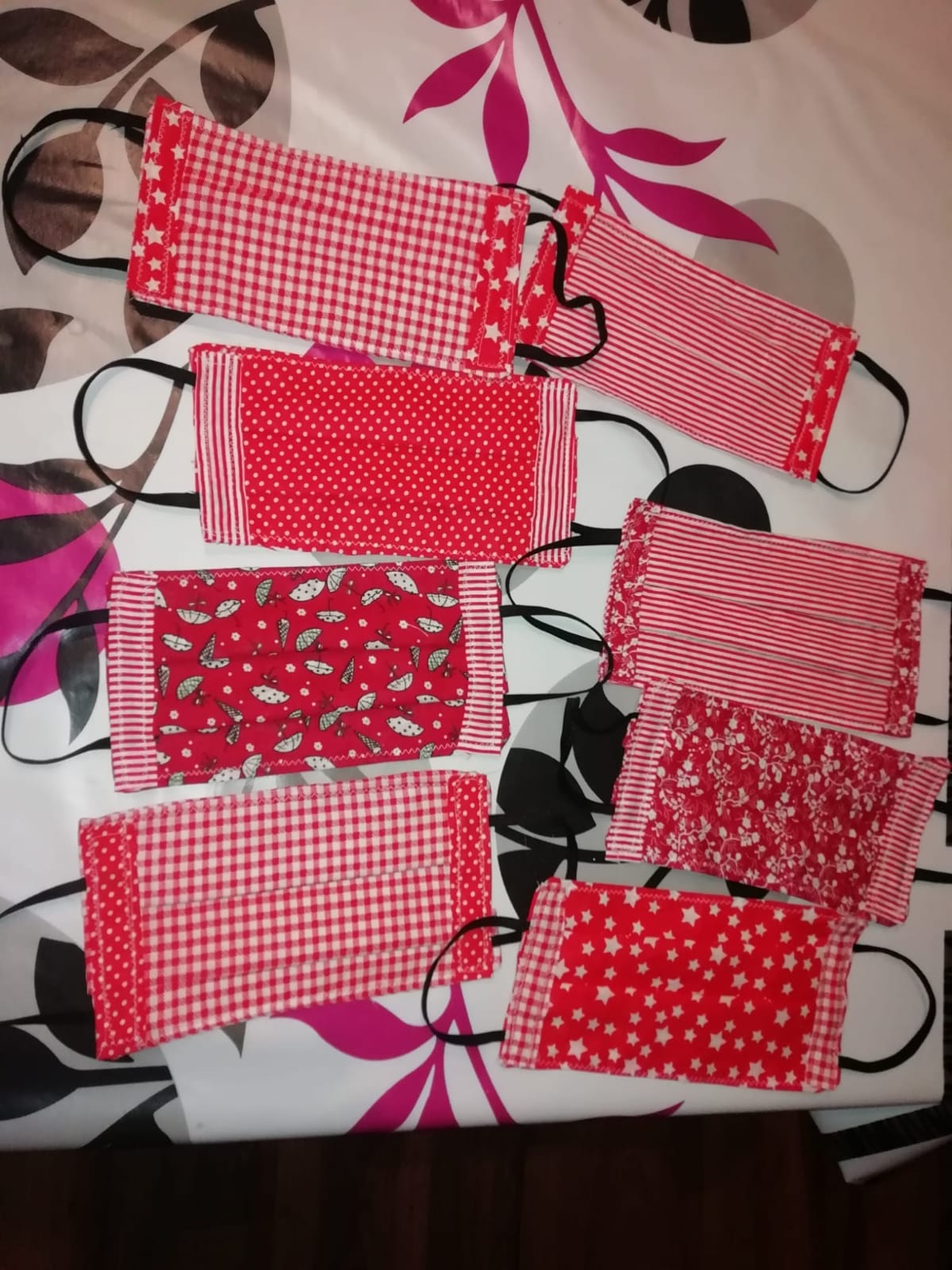 Mascarillas para el personal de la Residencia Santa Rosa.