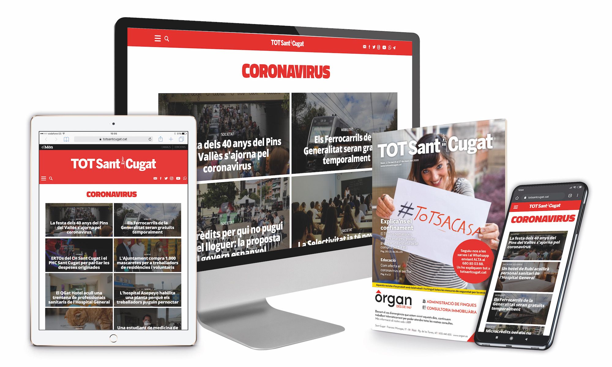 El TOT mitjà líder a Sant Cugat també durant la crisi del coronavirus