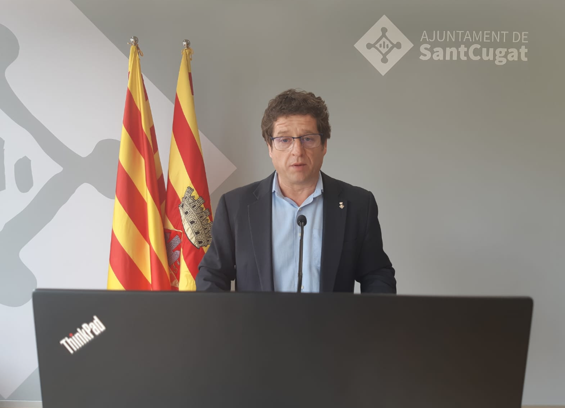 Pere Soler, tinent d'alcaldia d'Economia de l'Ajuntament FOTO: Ajuntament Sant Cugat