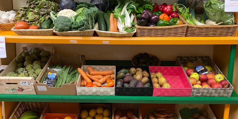 La botiga compta amb fruites i verdures ecològiques FOTO: Cedida
